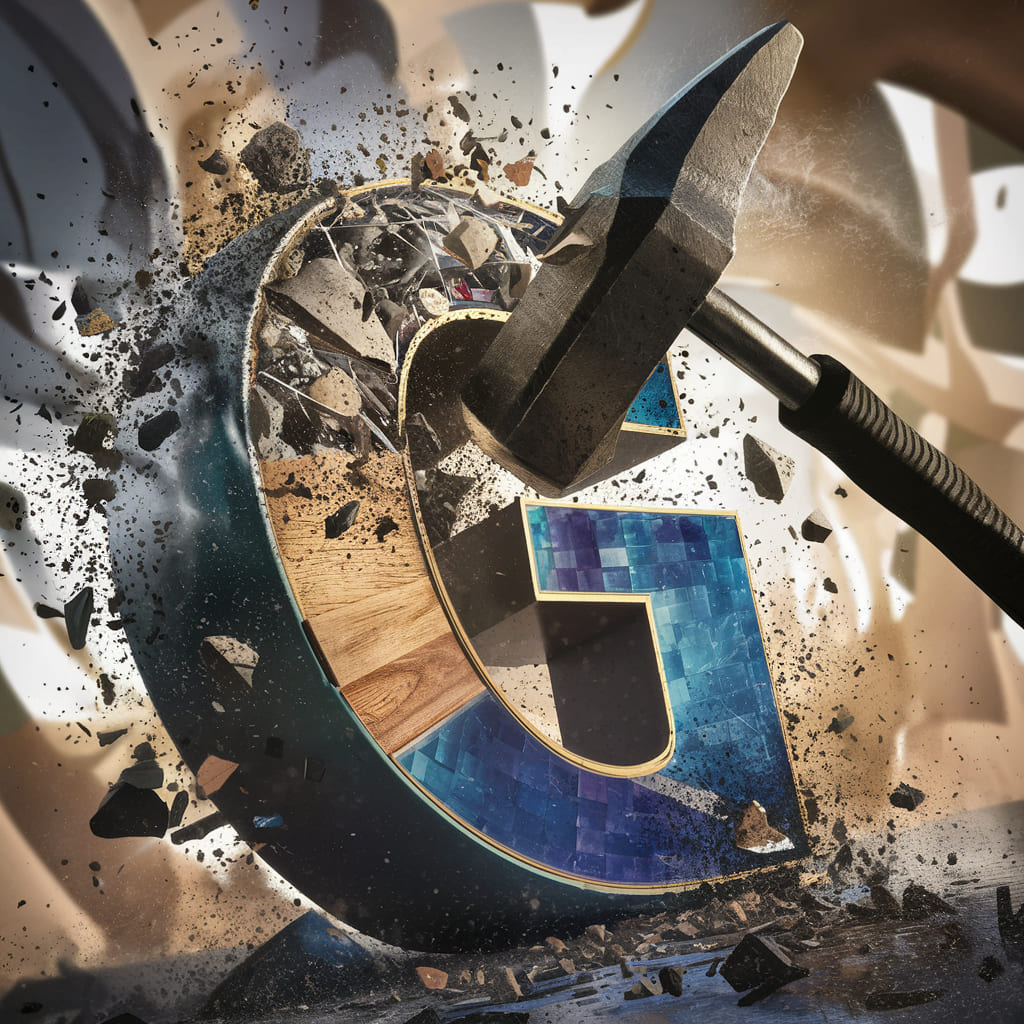 3D-Grafik eines großen X