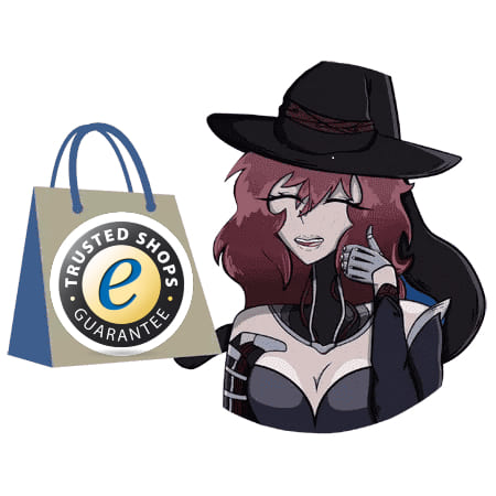 Grafik eines goldenen Schildes, mit Sicherheits-Symbolen